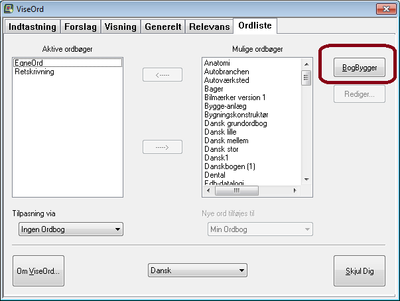 Start BogBygger fra ViseOrd